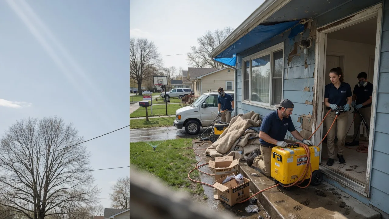 Basement Flood Cleanup in Carrier Mills, IL near me